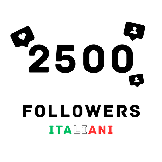 2500 Followers